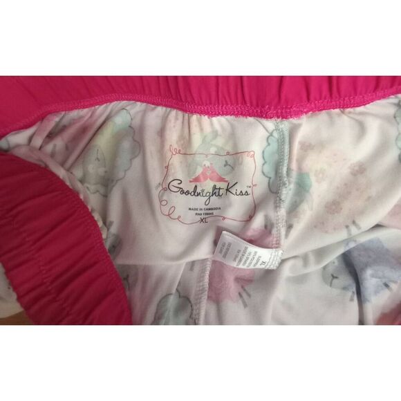 Good night kiss, counting sheep, pajama bottoms. Size large - Picture 5 of 6